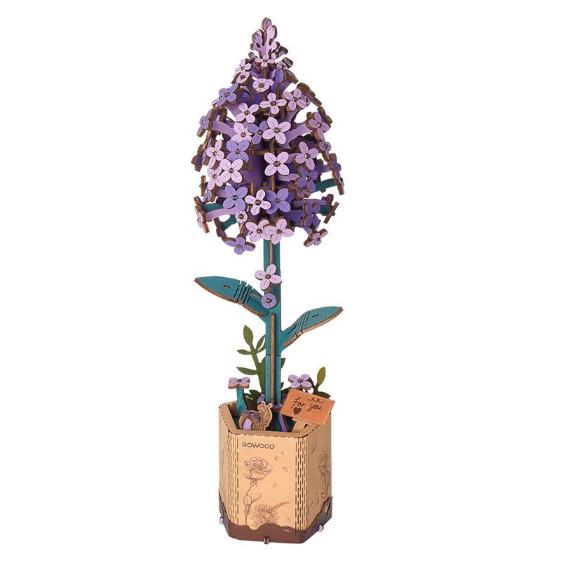 Rowood DIY Lilac 3D Wooden Puzzle Rowood DIY Lilac 3D Wooden Puzzle