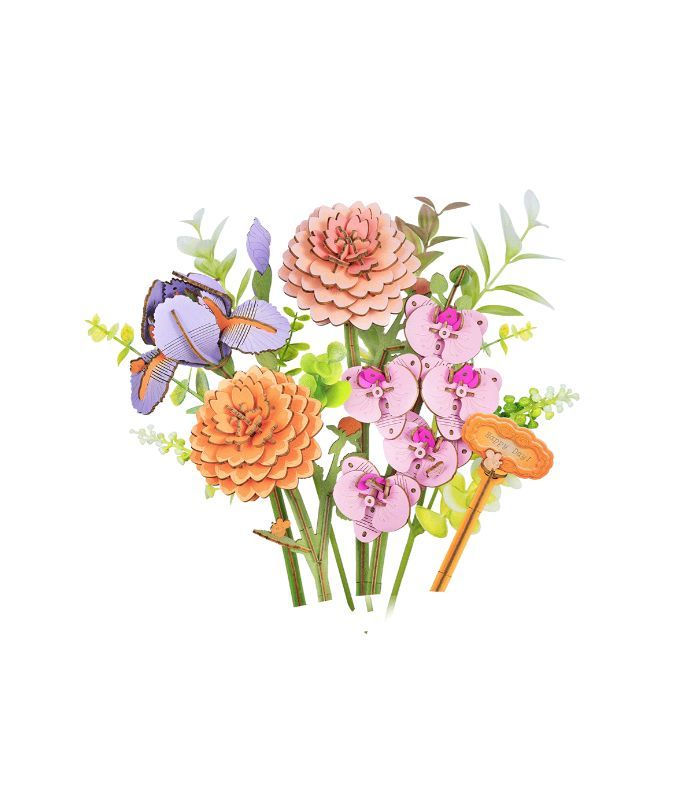 Rowood Orange Sunrise 3D Wooden Puzzle
