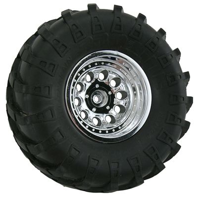 RPM Revolver Crawler Wheels - Narrow Wheelbase - Chrome