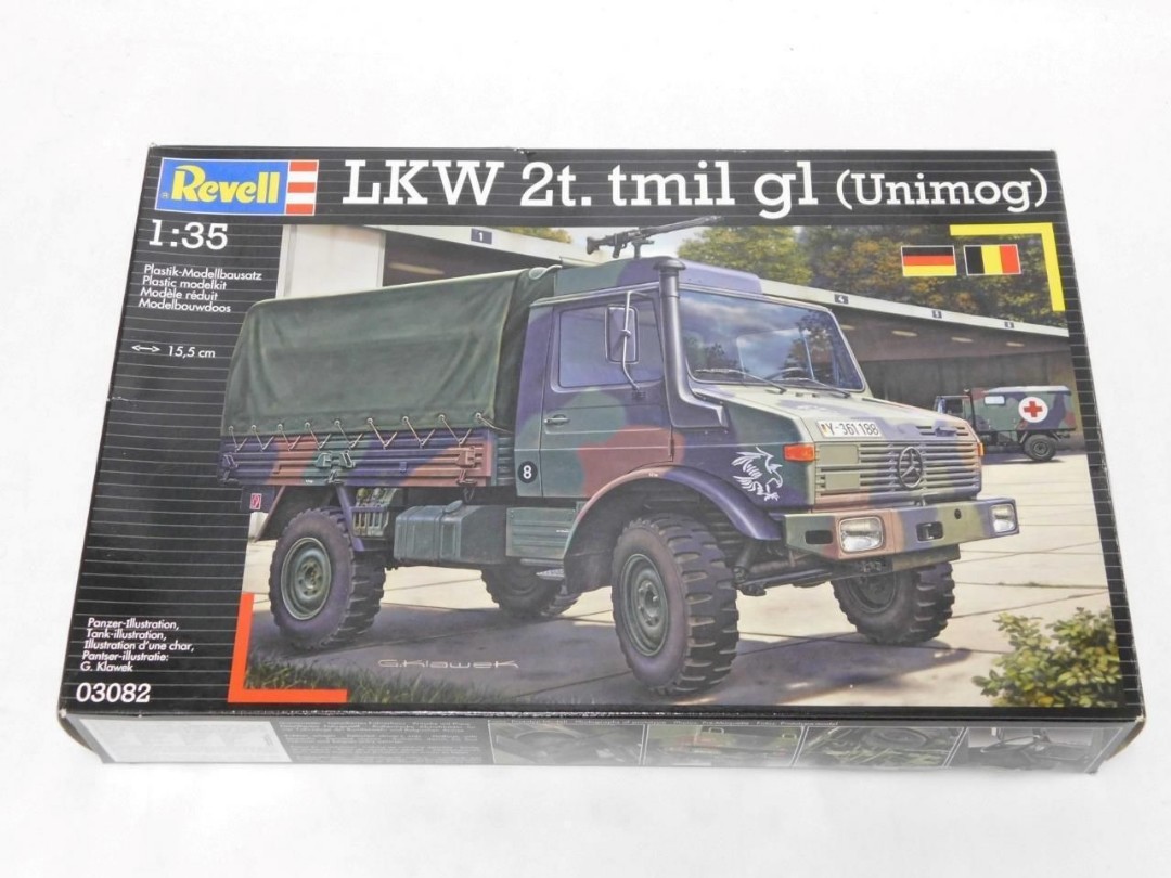 1/35 Revell Germany LKW 2t Tmil GL Unimog Cargo Truck