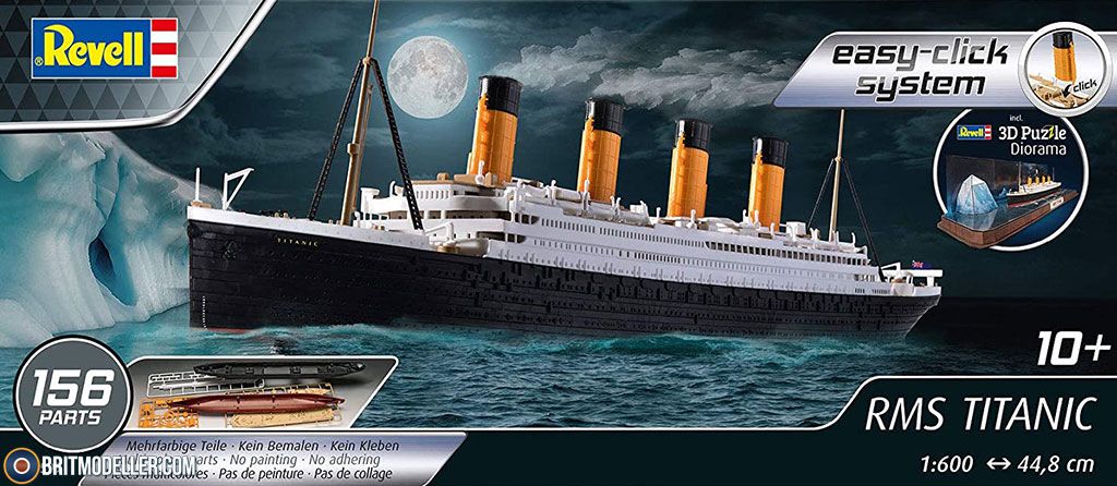 RVG5599 RMS TITANIC & 3D PUZZLE (ICEBERG) (1/600)