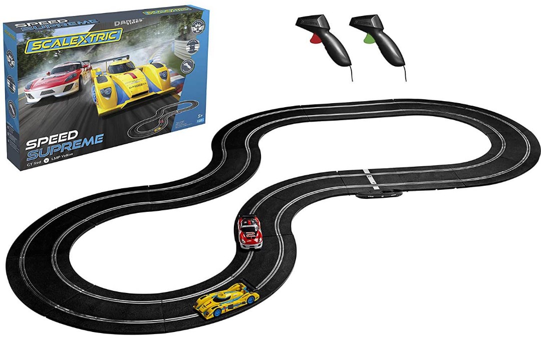 Scalextric SPEED SUPREME 1:32 Analog Slot Car Race Track Set