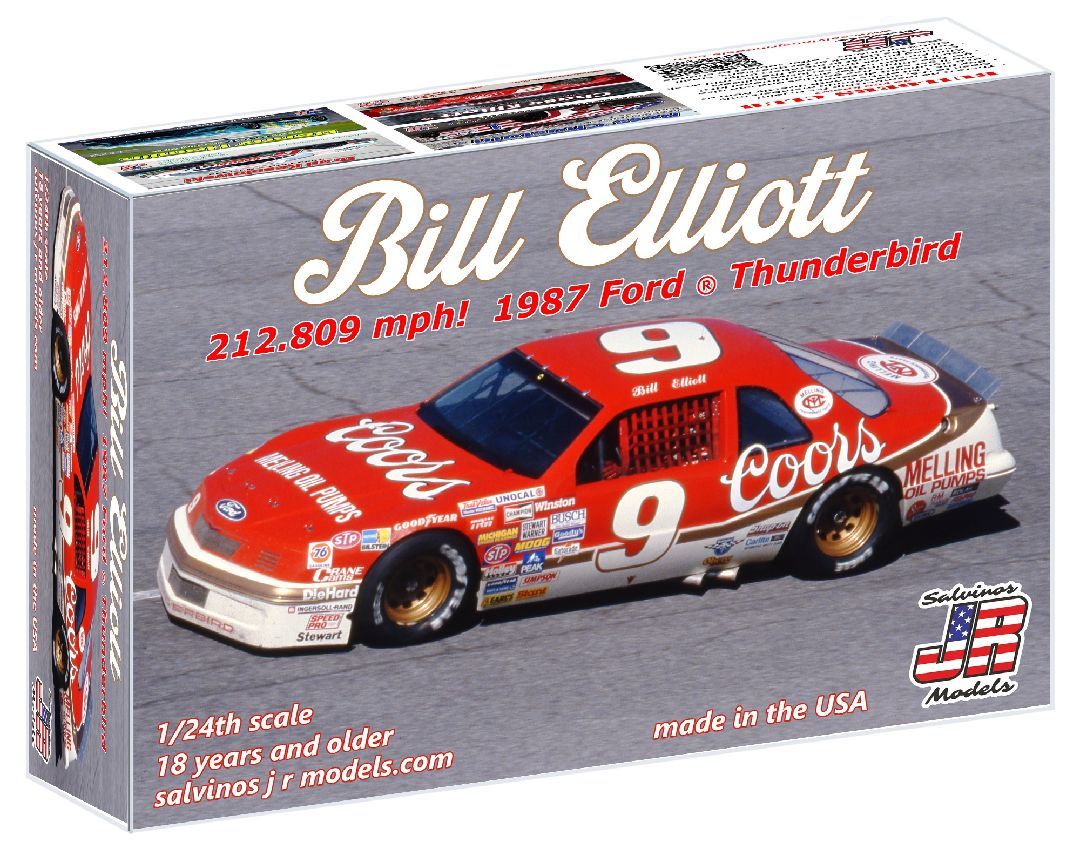 Salvinos JR Models 1/24 Bill Elliott 1987 Thunderbird \"212 MPH\