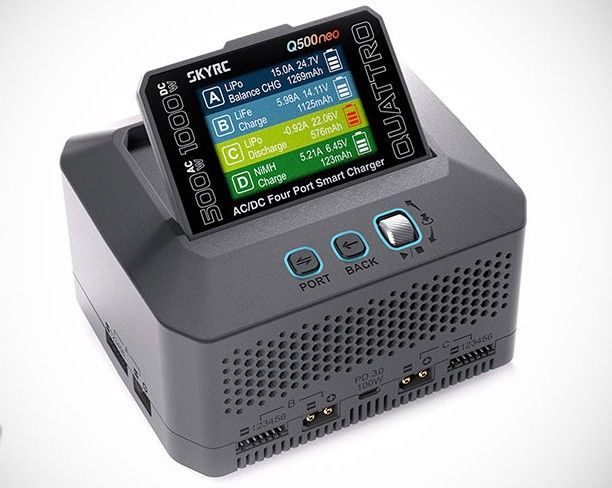 SkyRC Q500neo AC/DC Four Port Smart Charger