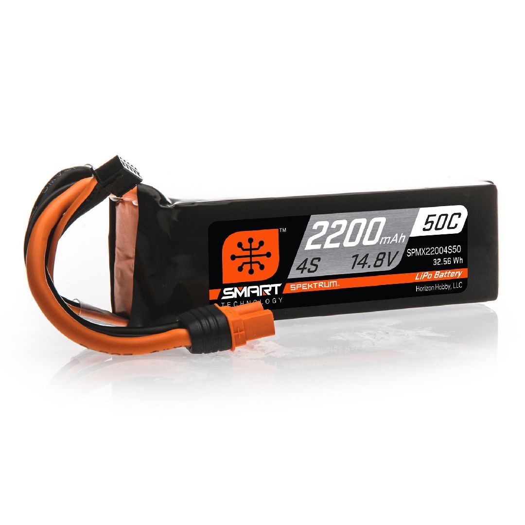 Spektrum 2200mAh 4S 14.8V Smart LiPo 50C IC3