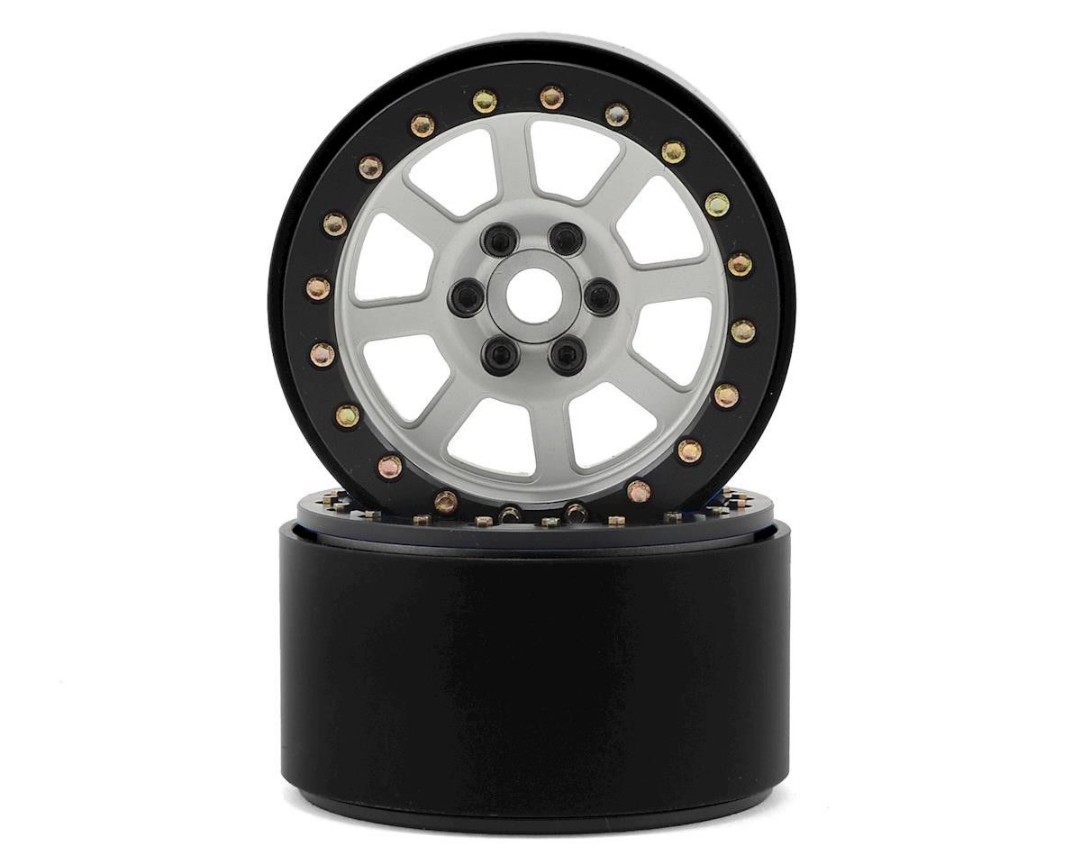 SSD RC 2.2 Wide Assassin Beadlock Wheels (Silver) (2)