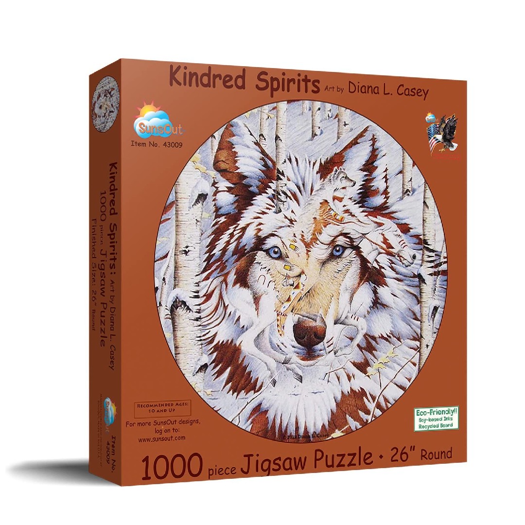 SUN67610 SUNSOUT INC Kindred Spirits Jigsaw Puzzle 1000 pc