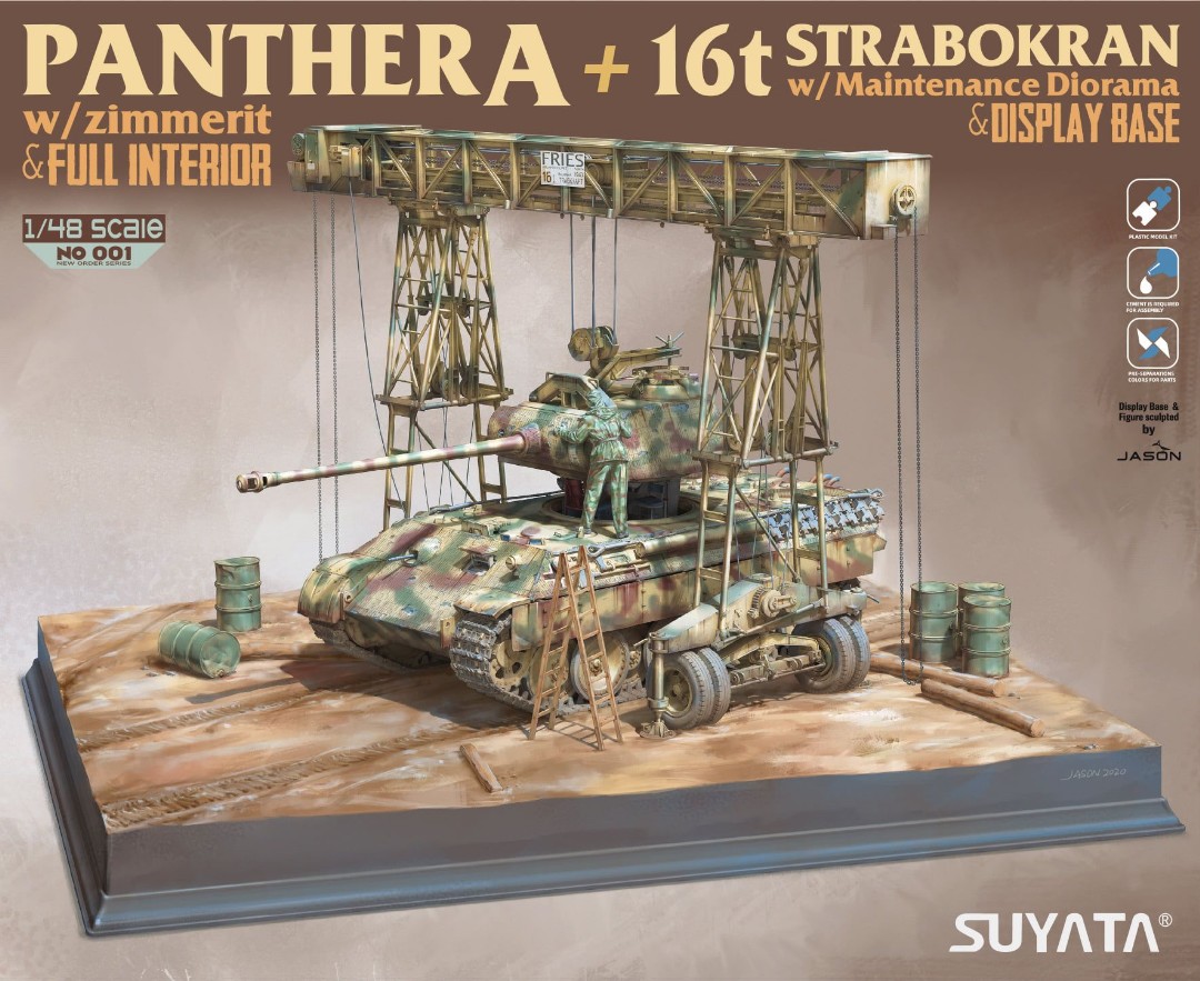 SUY NO-001 PANTHER A w/FULL INTERIOR +16T STRABOKRAN (1/48)