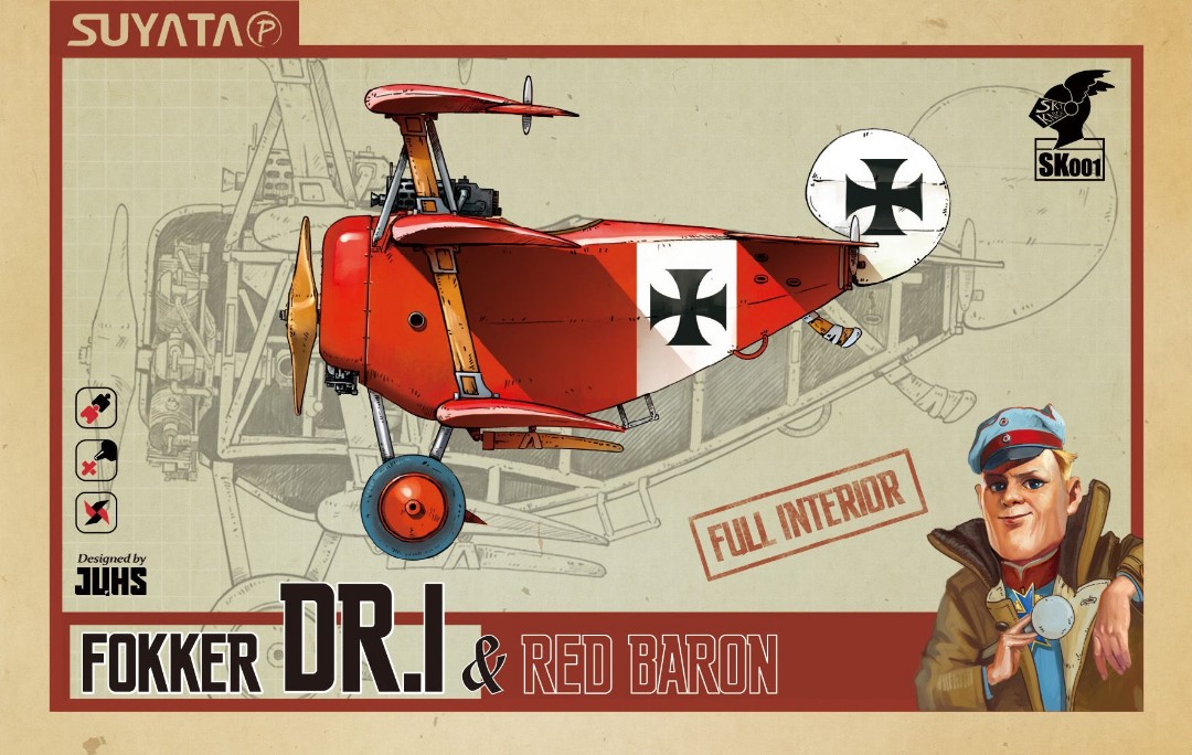 SK-001 FOKKER DR.I & RED BARON