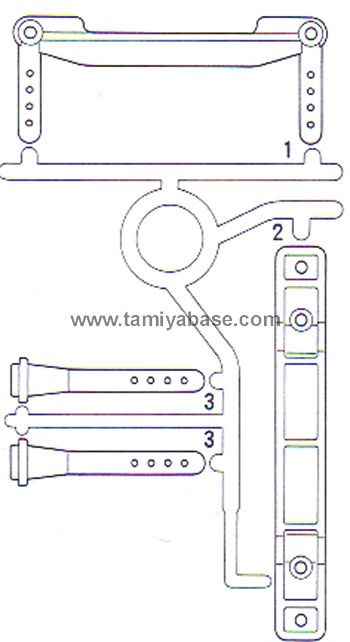 Tamiya 50645 RC 17mm Thrust Washer 4 pcs 1/10 Touring Ball Diff