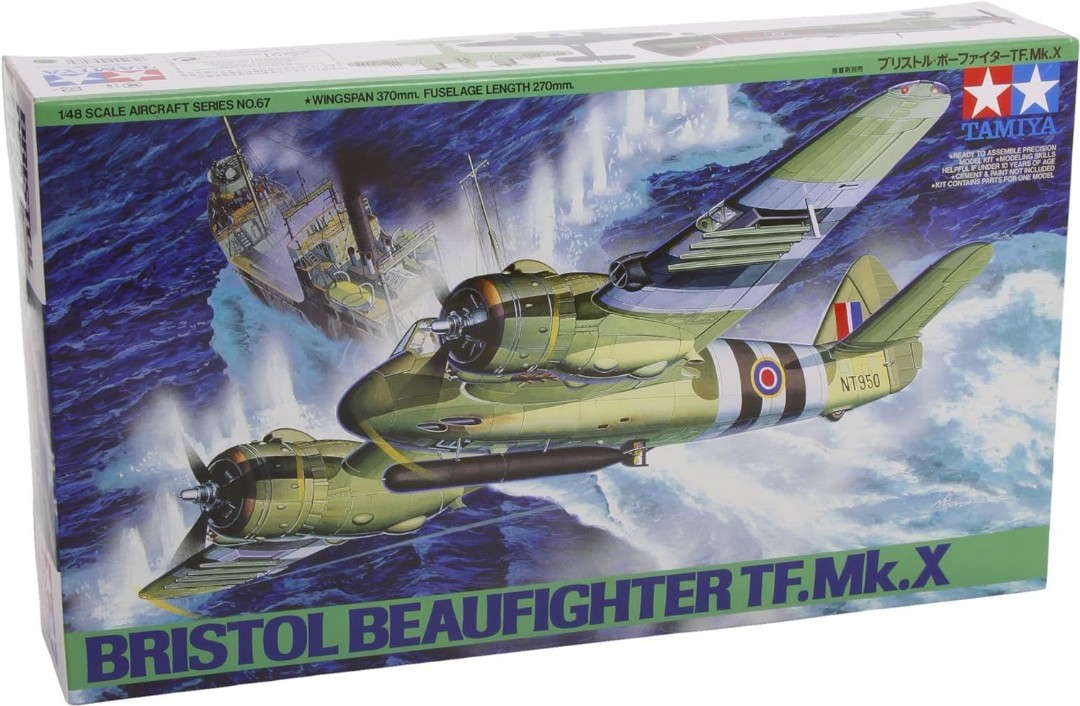 Tamiya 61067 1/48 Bristol Beaufighter TF.Mk.X