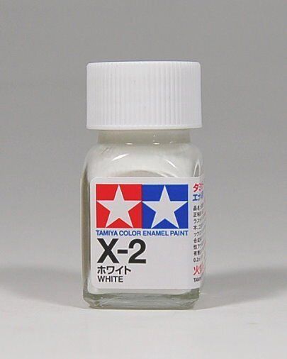 Tamiya Gloss White Enamel 1/4 oz Bottle