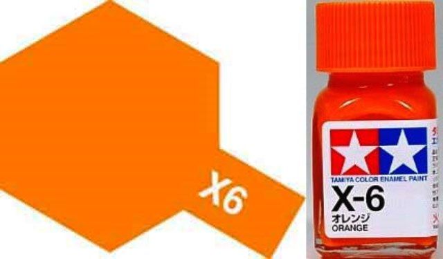 Tamiya Gloss Orange Enamel 1/4 oz Bottle