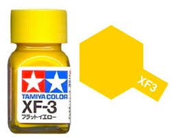 Tamiya Flat Yellow Enamel 1/4 oz Bottle
