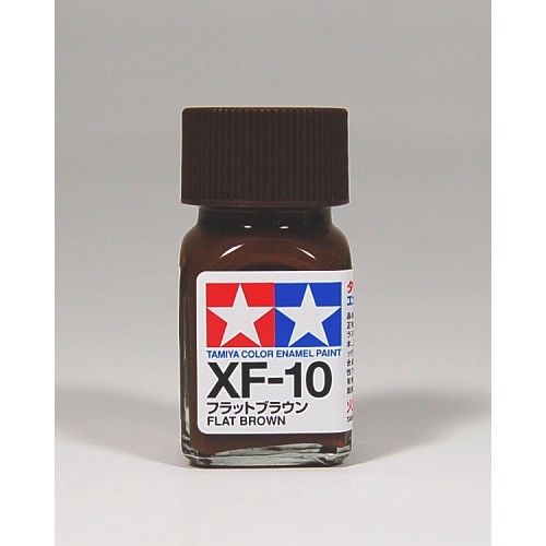 Tamiya Flat Brown Enamel 1/4 oz Bottle