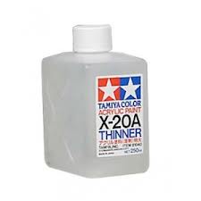 Tamiya 81040 X20AEL Acrylic Thinner (250ml)