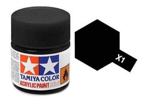 Tamiya X01 GLOSS-BLACK Acrylic (10ml)