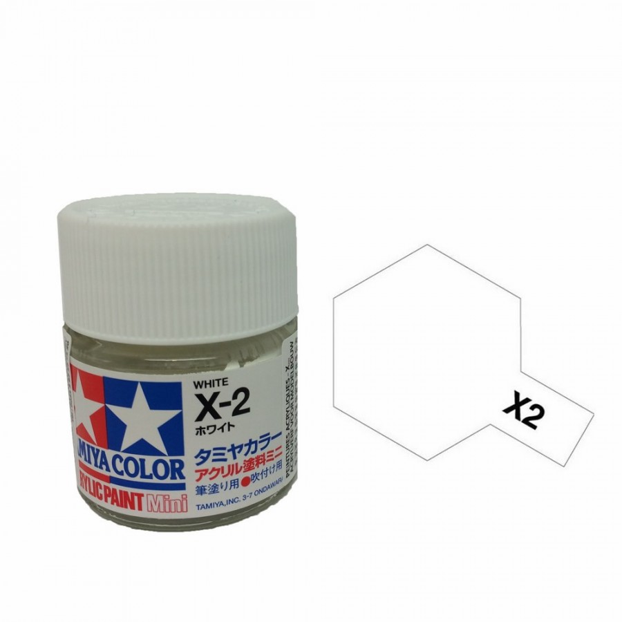 Tamiya X02 GLOSS-WHITE Acrylic (10ml)