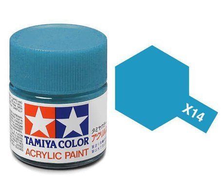 Tamiya X14 GLOSS-SKY BLUE Acrylic (10ml)