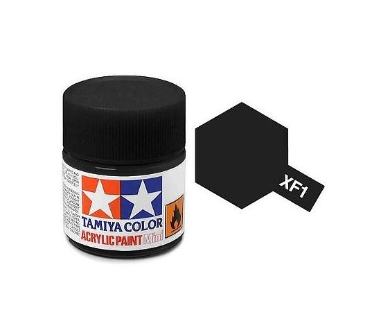 Tamiya XF01 FLAT-BLACK Acrylic (10ml)
