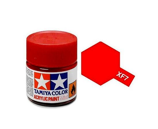 Tamiya XF07 FLAT-INSIGNIA RED Acrylic (10ml)