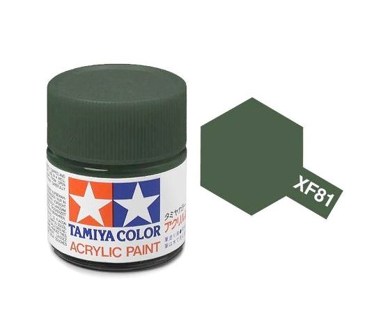 Tamiya XF81 DARK GREEN 2 RAF Acrylic (10ml)