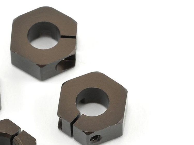 Tekno RC 12mm Aluminum M6 Driveshaft Hex Adapter Set (2)