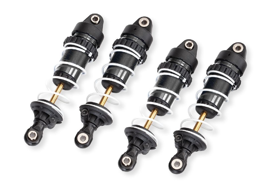 Traxxas Shocks, GTR long, PTFE (assem w springs) (4) Mini Maxx