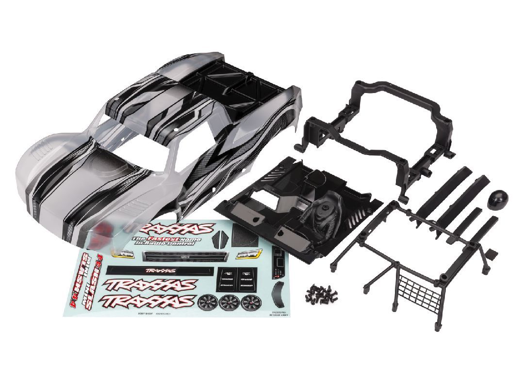 Traxxas Body, Mini Slash 4X4, ProGraphix (req. paint)/decals