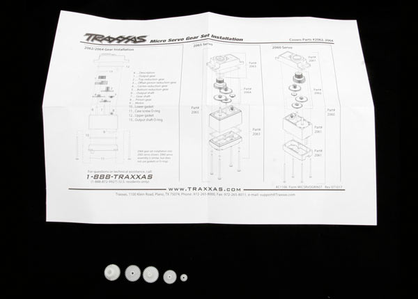 Traxxas Servo Gear Set (TRA2065)