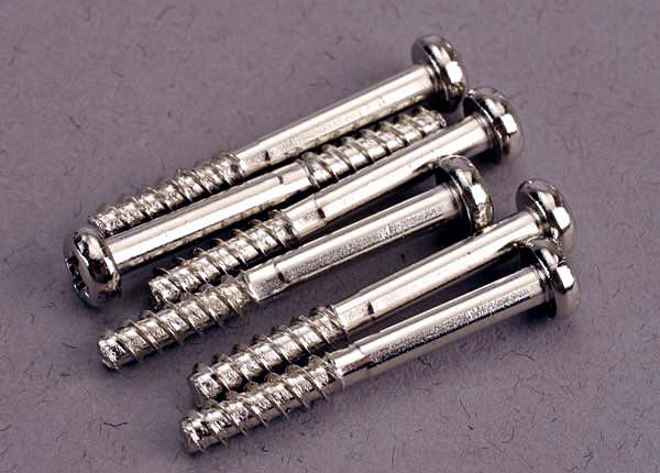 Traxxas Screws, 3x24mm Roundhead Self-Tapping (With Shoulder) (6