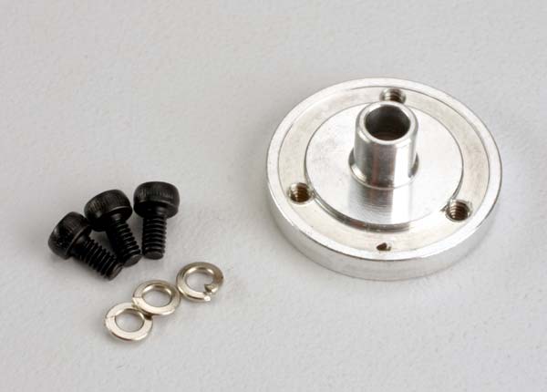 Traxxas Aluminum Thrust Washer Retainer/Screws (3)/Lockwashers (