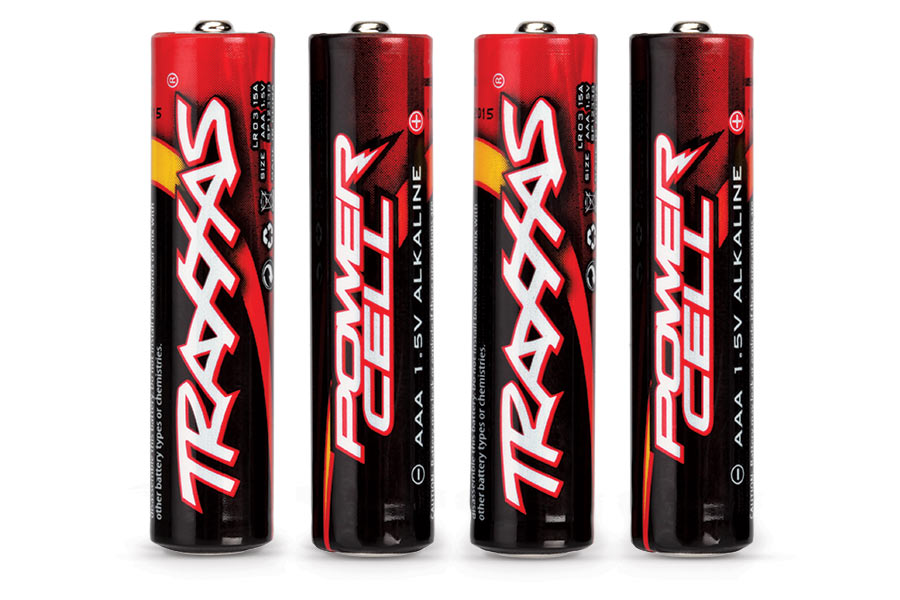 Traxxas Battery, Power Cell AAA Alkaline (4)