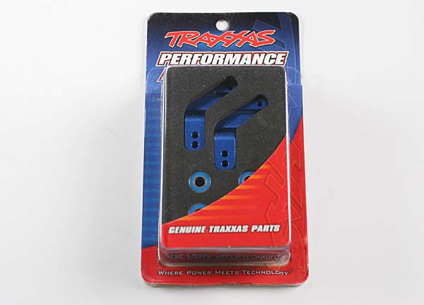 Traxxas Aluminum Stub Axle Carrier (Blue) (2)