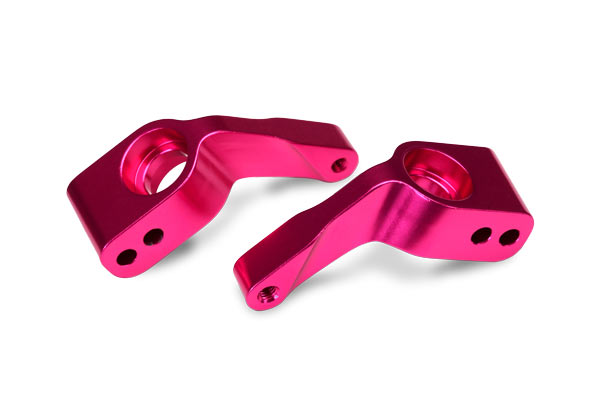 Traxxas Aluminum Stub Axle Carriers (Pink) (4) / 5x11mm ball bea