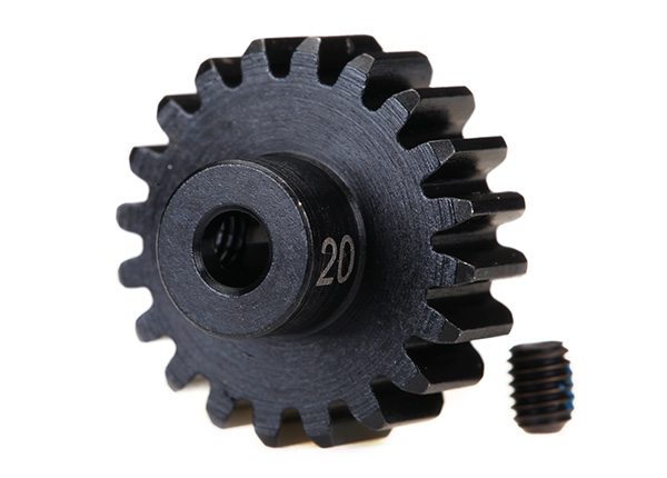 Traxxas 32P Pinion Gear (20) (hardened steel)/ set screw