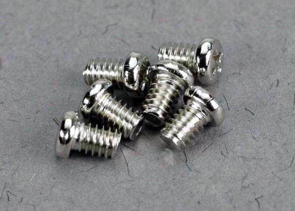 Traxxas Low Speed Spray Bar Screws, 2x4mm Roundhead Machine Scre