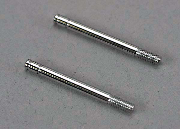 Traxxas Shock Shafts, Steel, Chrome Finish (32mm) (2)