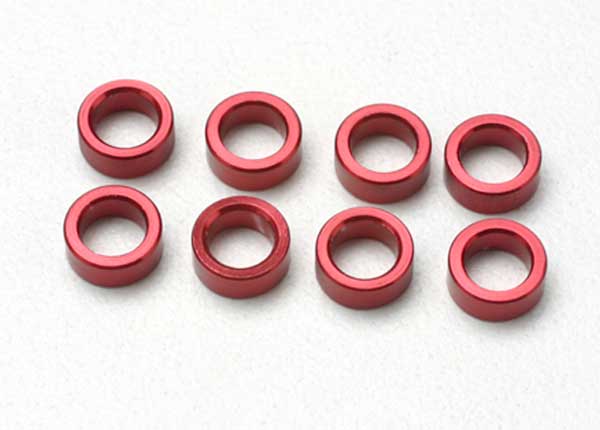 Traxxas Aluminum Pushrod Spacer (Red)(8)