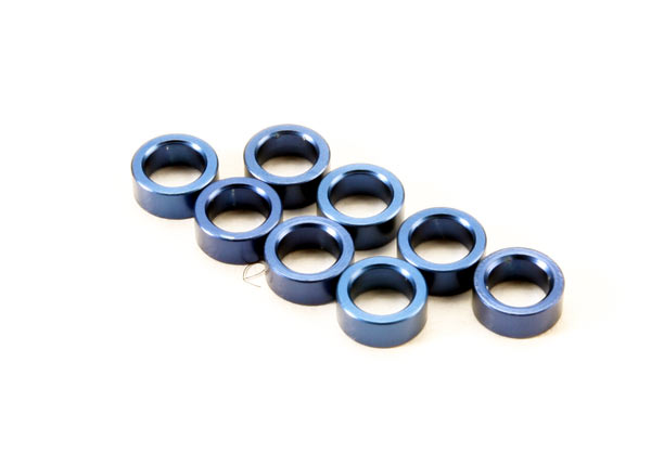 Traxxas Aluminum Pushrod Spacer (Blue)(8)