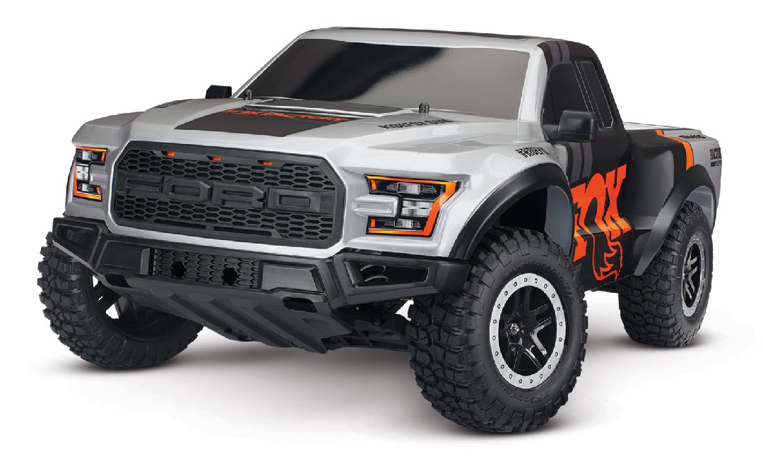 Traxxas Fox 2017 Ford Raptor RTR 1/10 2WD Truck with TQ 2.4GHz r