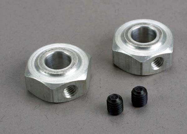 Traxxas Aluminum Hex Wheel Hubs (2)/ 5x6 Gs (2)