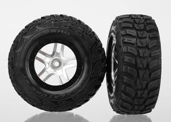 Traxxas Tires & Wheels, Assembled, Glued (S1 Ultra-Soft Off-Road