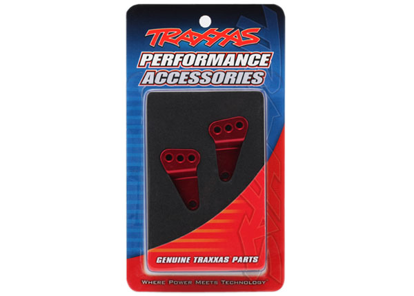 Traxxas Aluminum Rear Suspension Link Mount Set (Red)