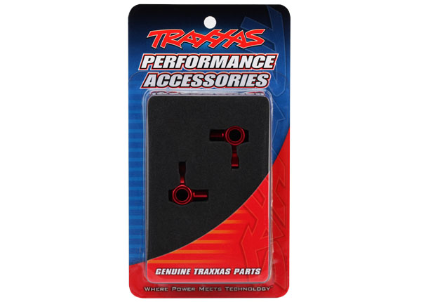 Traxxas Aluminum Steering Block Set (Red)