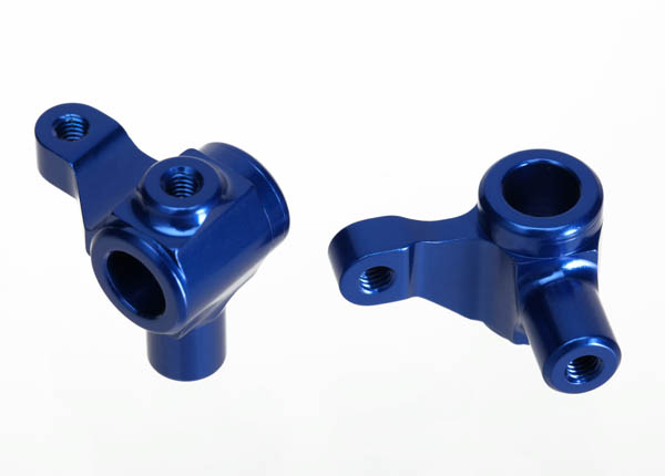 Traxxas Aluminum Steering Block Set (Blue)