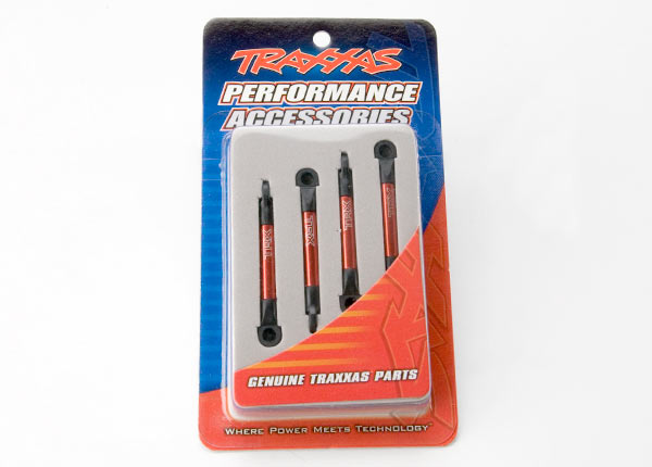 Traxxas Aluminum Push Rod Set (Red) (4)