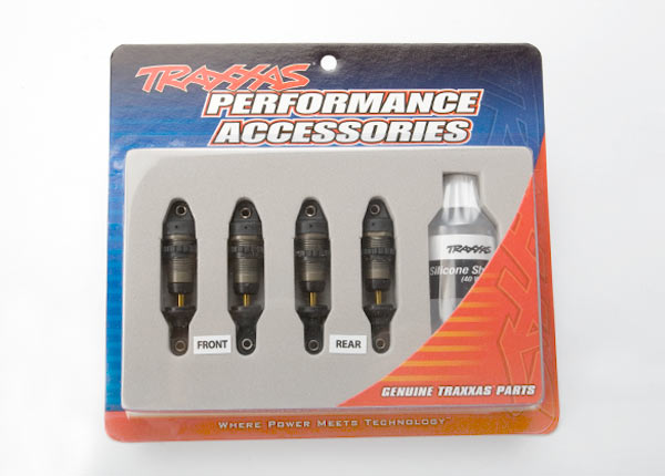 Traxxas Shocks, GTR hard anodized, PTFE-coated bodies with TiN s