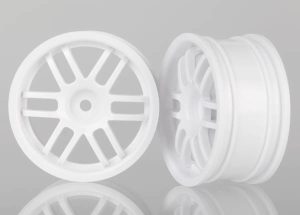 Traxxas Wheels, Rally (White) (2)