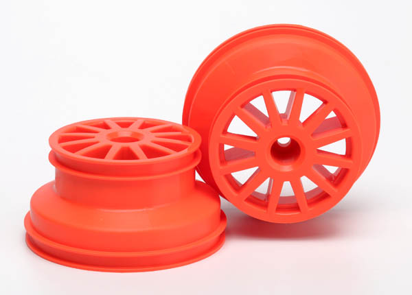 Traxxas Wheels, Orange (2)